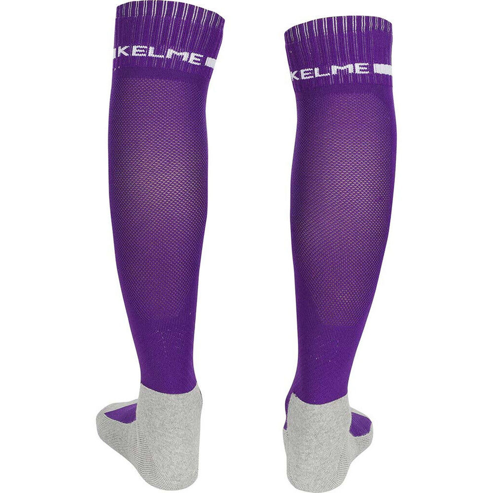 Kelme Sport Size US6-11 Purple/White Full Length Football Soccer Socks — image 3