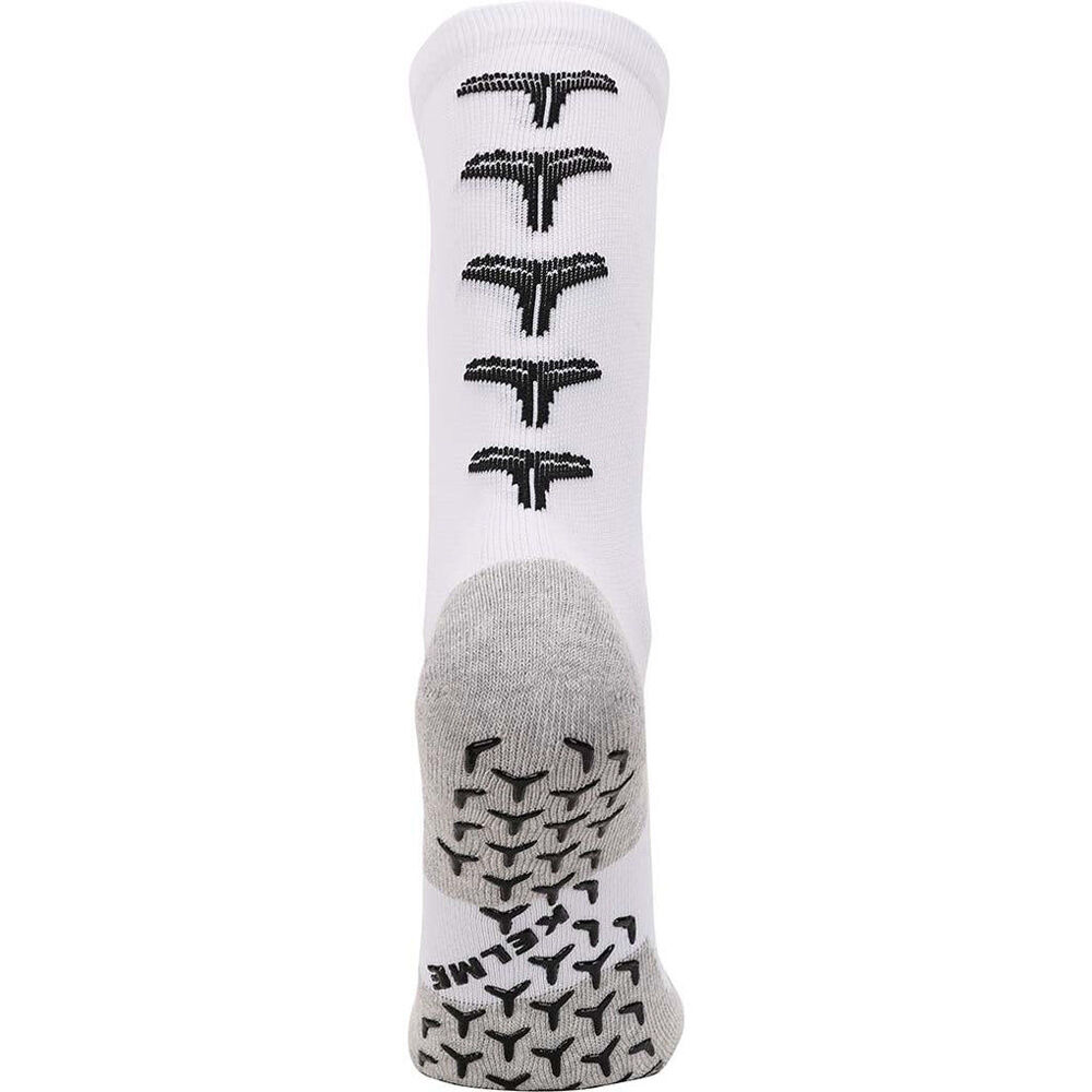 Kelme Sport Mid-Length Football Soccer Grip Socks Anti Slip White/Black — image 3
