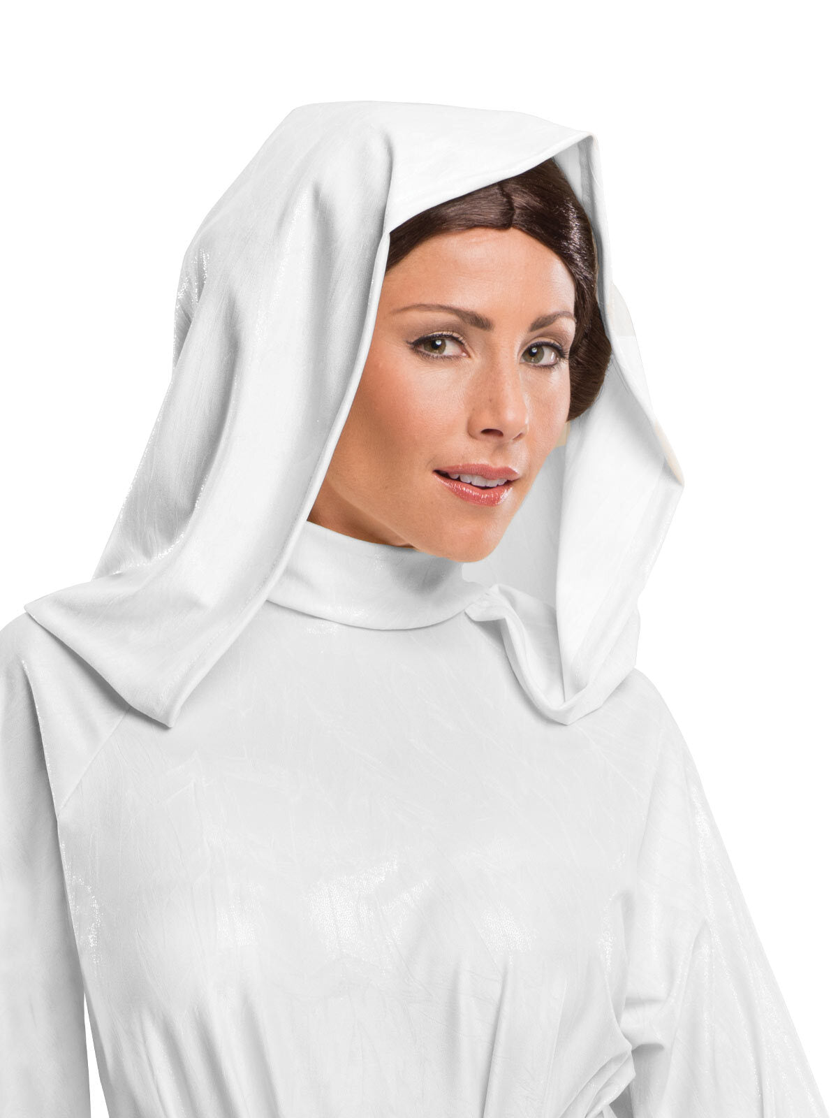 Star Wars Princess Leia Hooded Deluxe Womens Fancy Dress Up Costume Size L — image 2