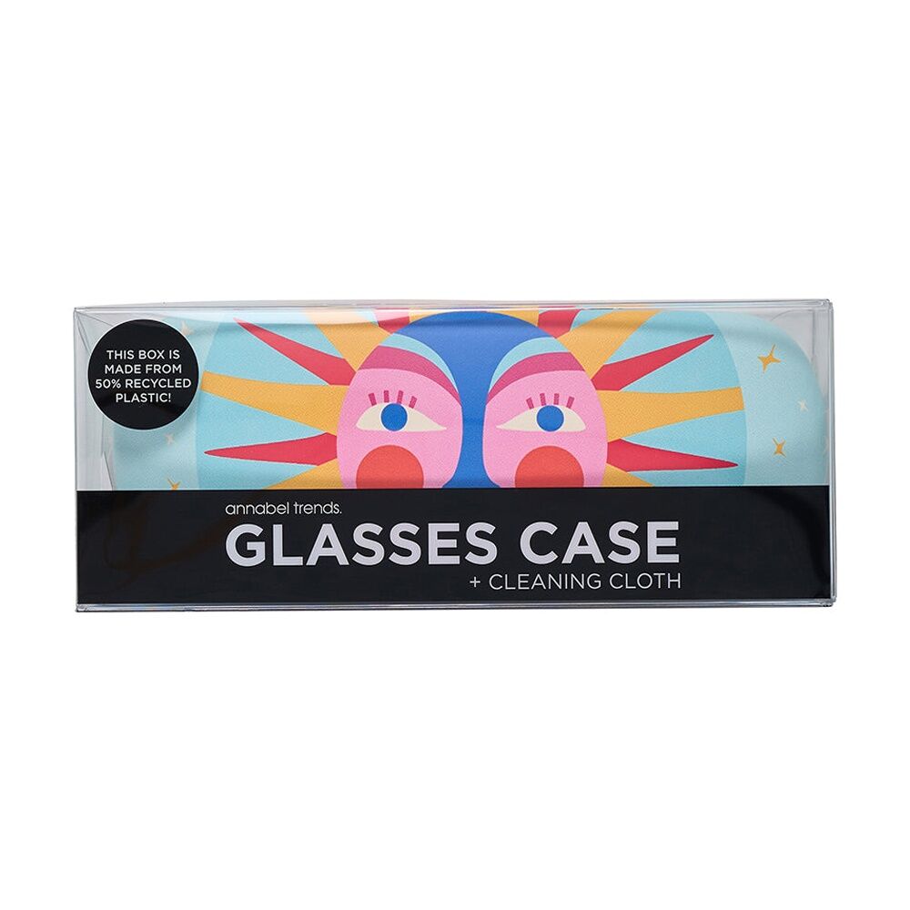 Annabel Trends 15x6cm Fiesta Sun Glasses Case Combo w/ Matching Cloth