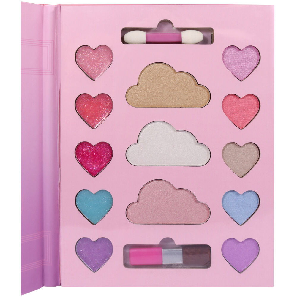 Miki Unicorn Makeup Palette With Eyeshadows, Highlighters, Lip Gloss - 5y+ (2 Pack) — image 3
