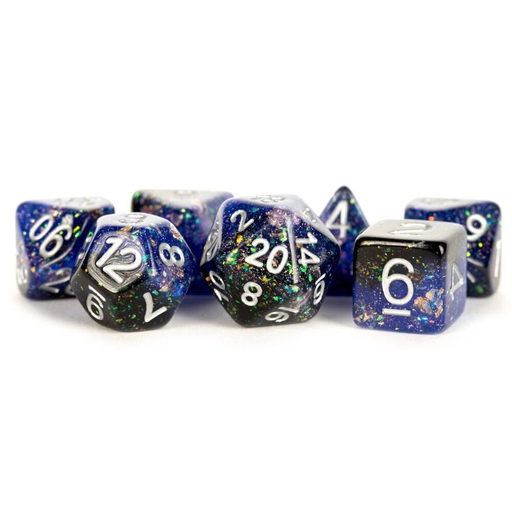 84203-7pc-fanroll-by-metallic-resin-eternal-polyhedral-rpg-tabletop-dice-set-16mm-blue-black