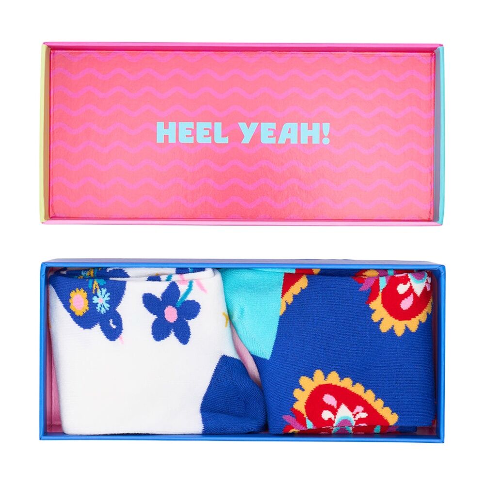 Annabel Trends Multi Design Women's Socks Set w/ Box Size 7-9 Fiesta Vibes (2 Pieces) — image 9
