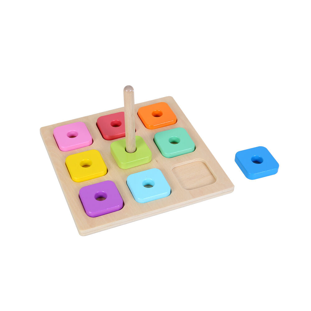 Educare Coloured Stacking Rings Toy Motor Skills Children/Kids - 3y+