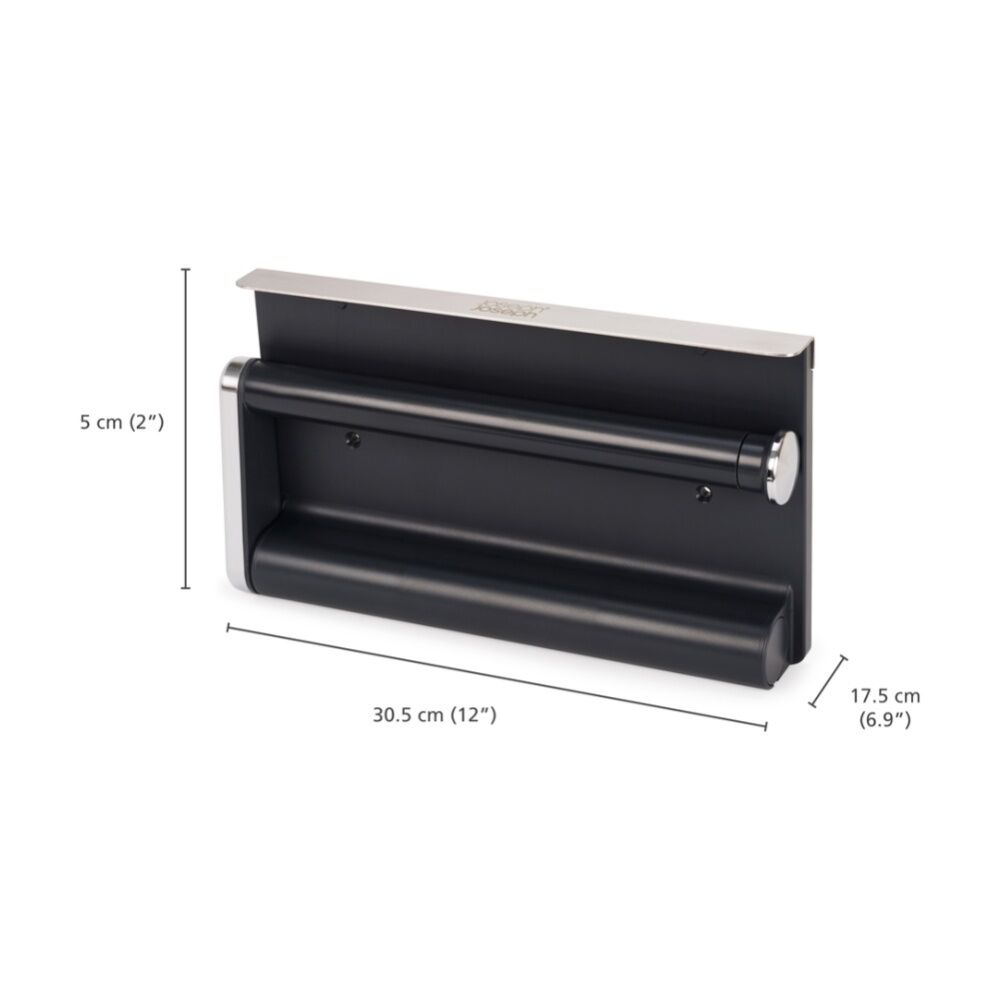 Joseph Joseph RollGrip Easy Tear Under Shelf Paper Towel Roll Holder Steel — image 5