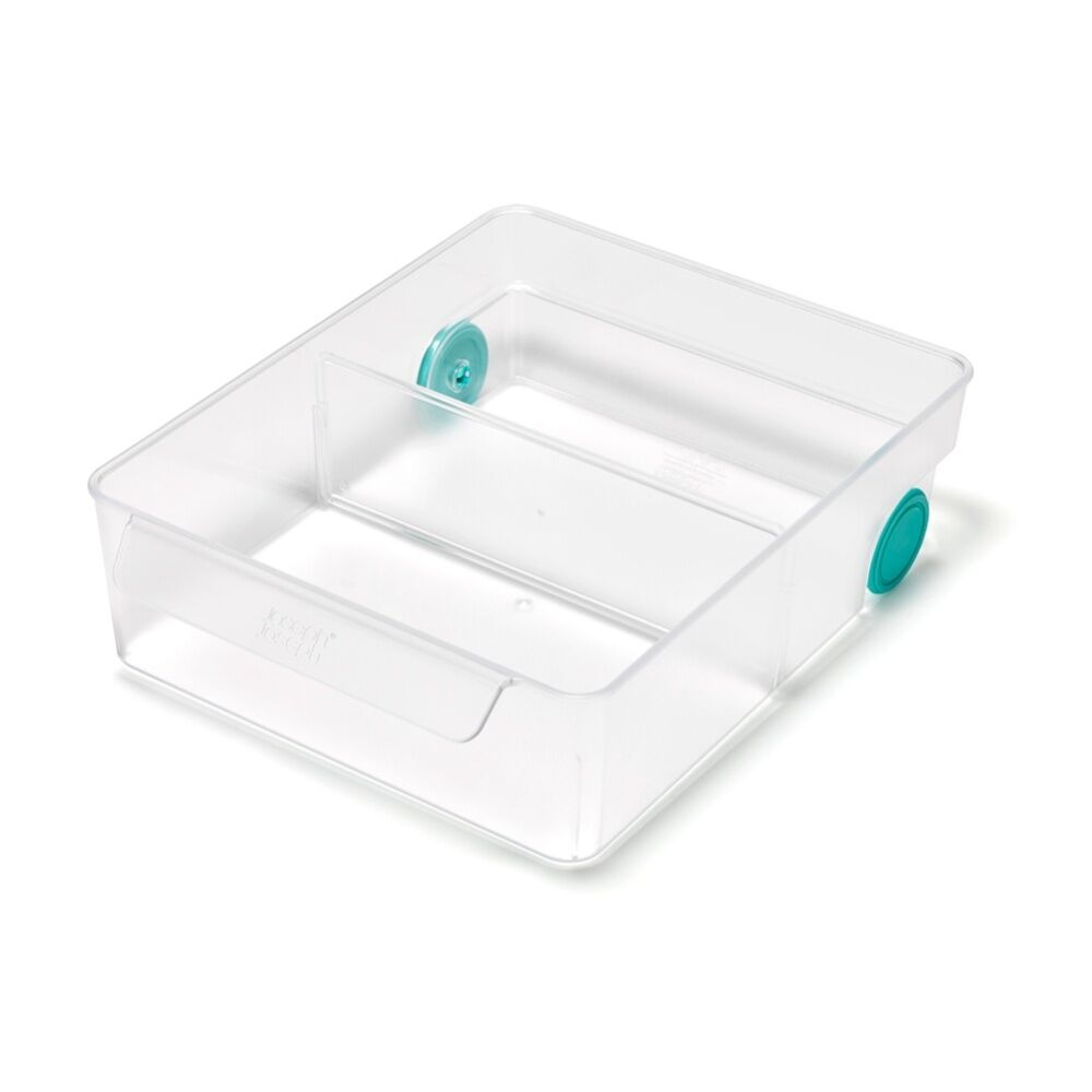 Joseph Joseph FridgeStore Extra Large Fridge Storage Caddy On Wheels Clear (2 Pack) — image 2