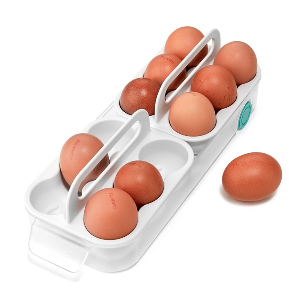 Joseph Joseph FridgeStore 12 Egg Holder Kitchen Storage Organiser Caddy White — image 2