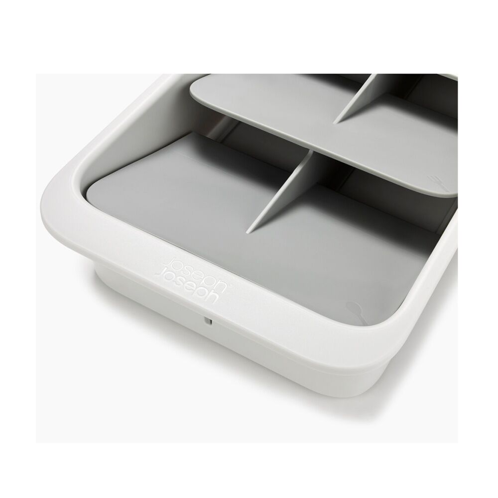 Joseph Joseph DrawerStore Tiered Cutlery Kitchen Storage Organiser Large Stone — image 3