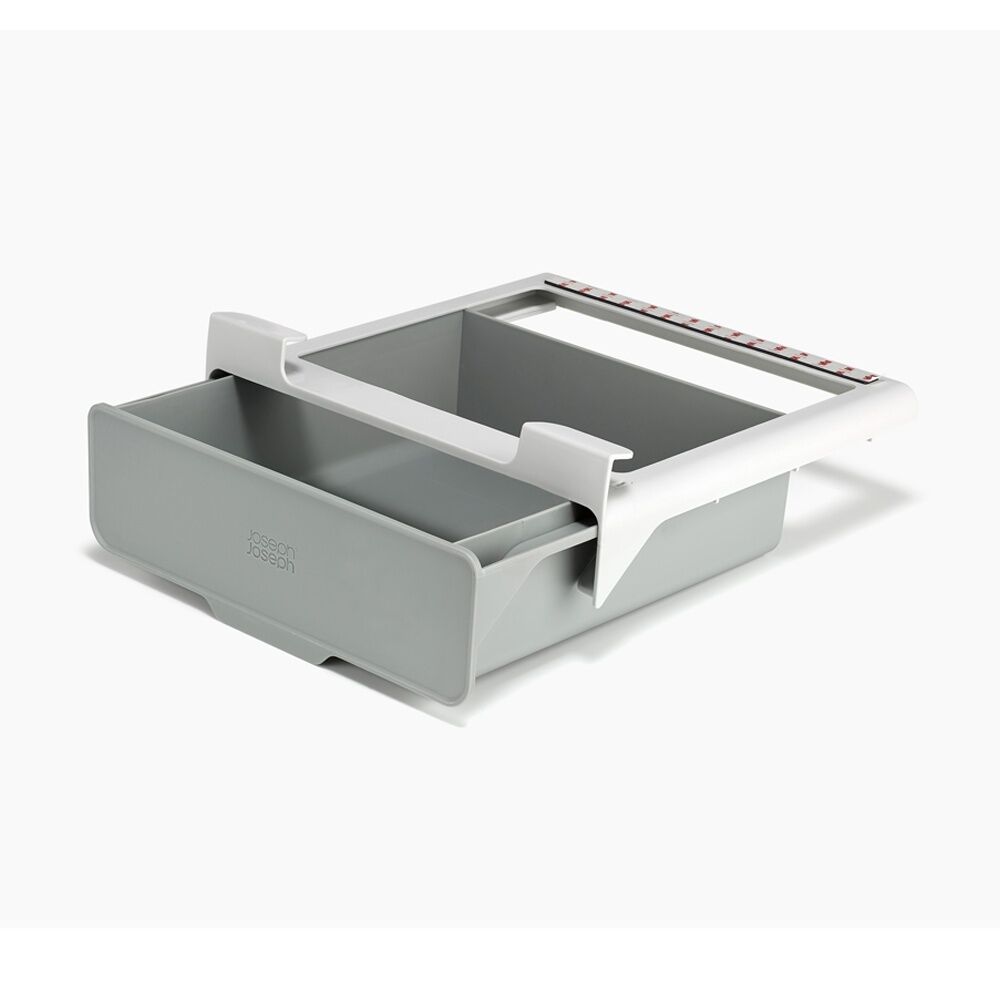 Joseph Joseph CupboardStore Under-Shelf Drawer Kitchen Storage Organiser Stone — image 6