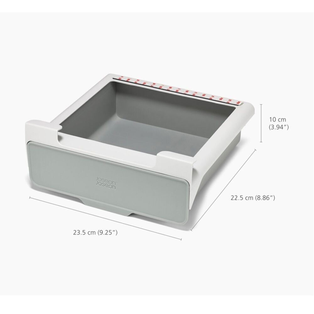 Joseph Joseph CupboardStore Under-Shelf Drawer Kitchen Storage Organiser Stone — image 8