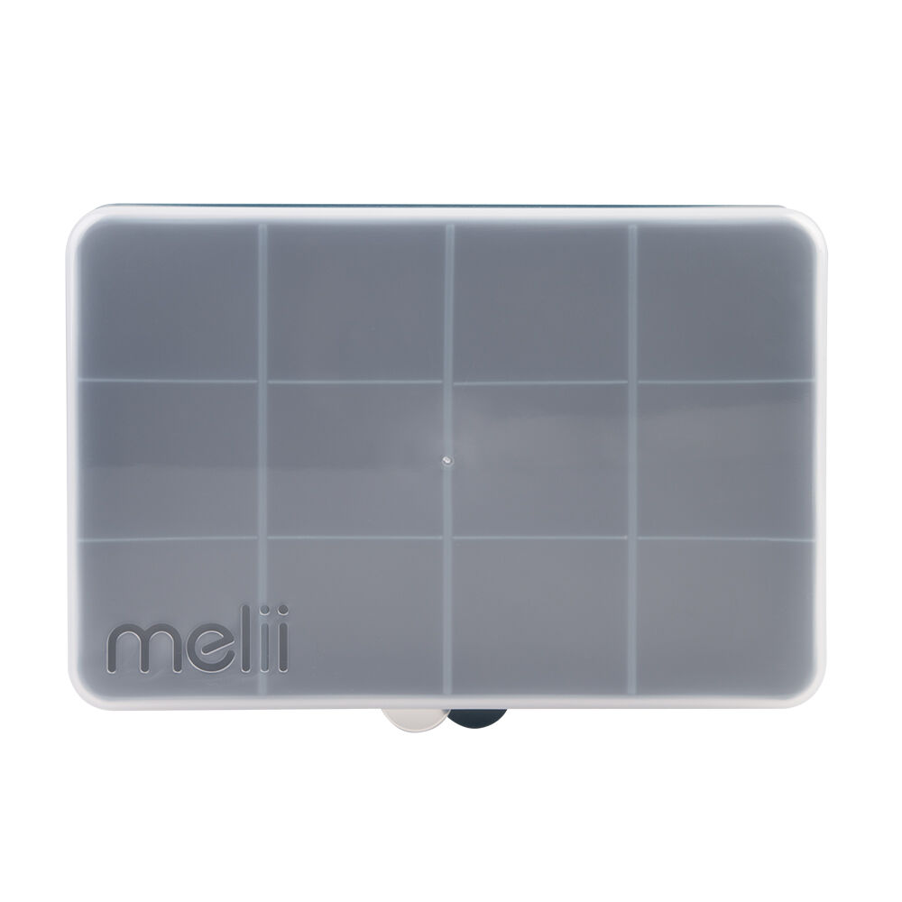 Melii Blue Luxe Snackle Box Food Storage Container w/ 12 Compartments 3y+ — image 3