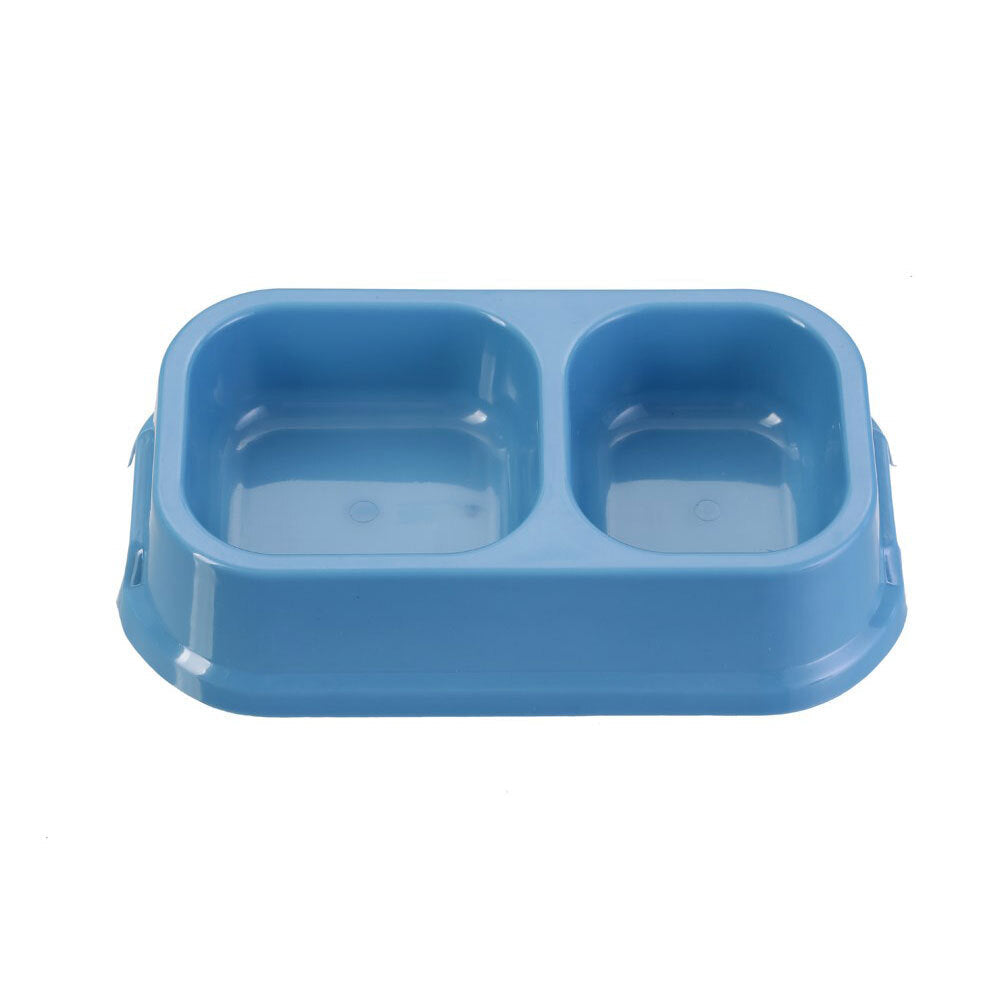 Paws and Claws 24.5cm Pet/Dogs Square Essentials Dual Bowl/Dishes/Feeders Asst. (3 Pack) — image 2