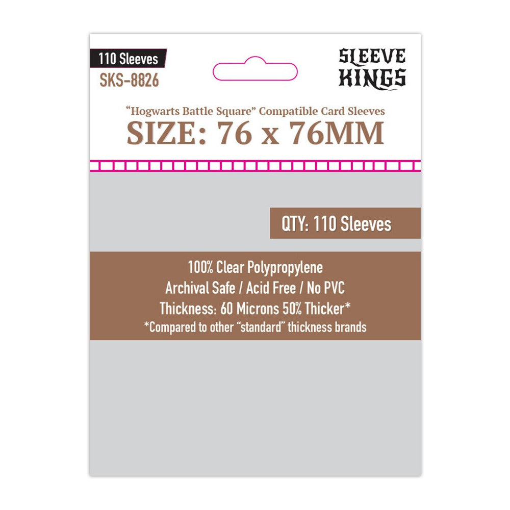 85891-110pc-sleeve-kings-76x76mm-card-sleeves-hogwarts-battle-square-compatible