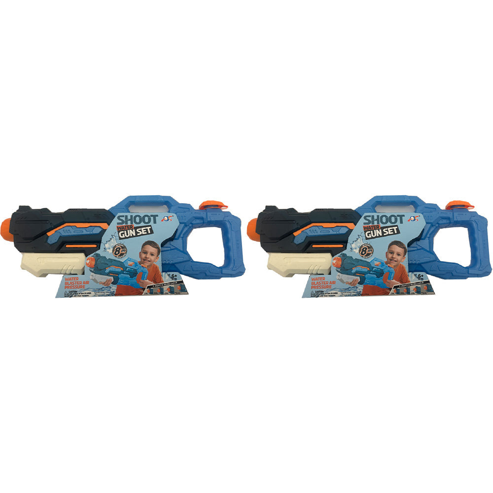 Regent 1000ml Air Pressure Water Gun Kids/Children Outdoor Pool Beach Toy 6y+ (2 Pack)