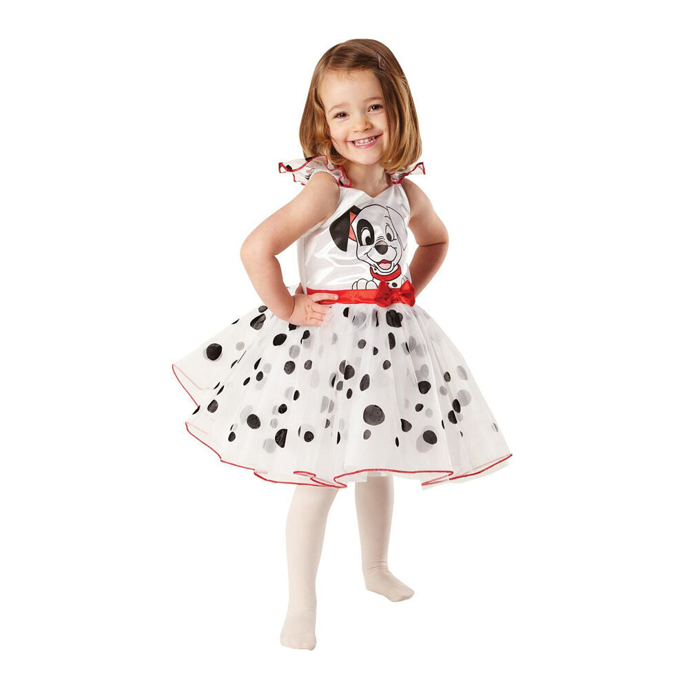 Rubies Disney 101 Dalmatians Ballerina Dress Girls School Book Week Costume Size 3-4Y
