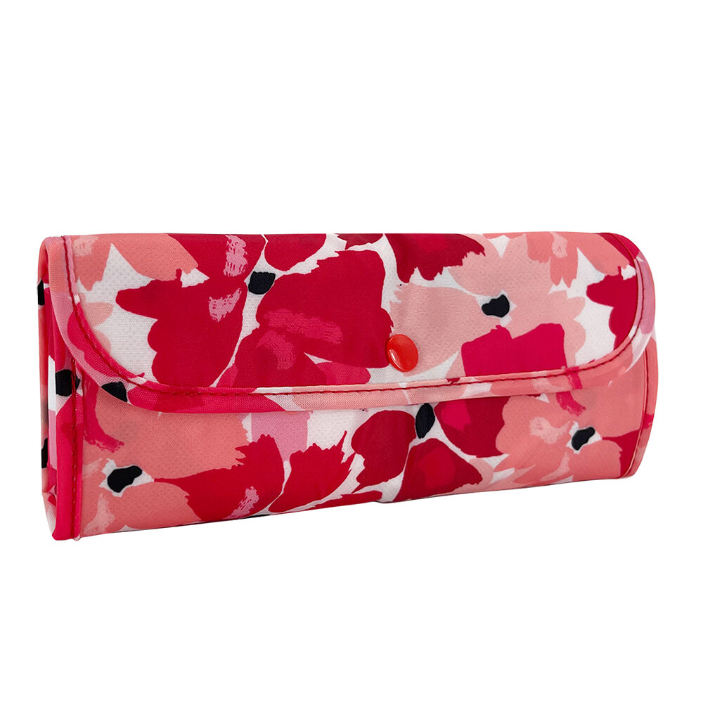 Sachi 27x15x38cm Red Poppies Insulated Market Tote Grocery Carry Bag — image 4