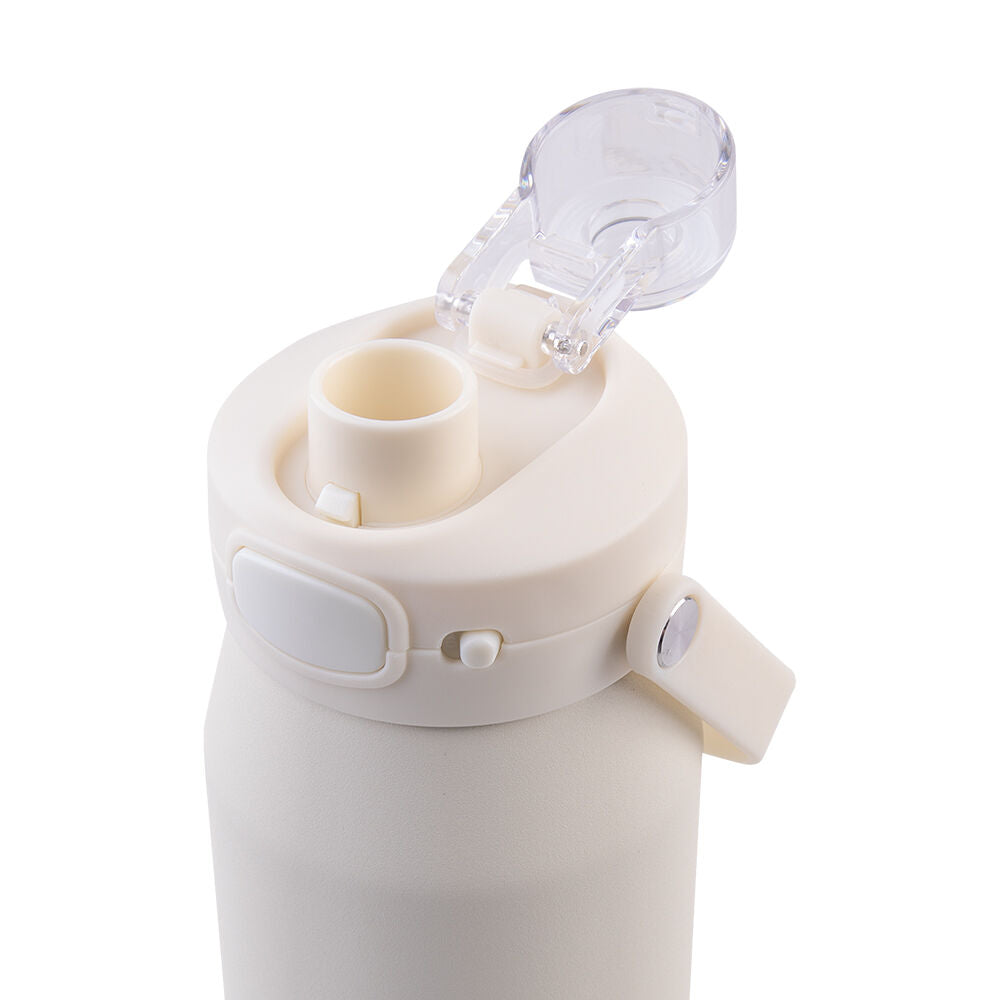 Oasis 750ml Alabaster Ceramic Stainless Steel Insulated Capri Drink Bottle — image 2