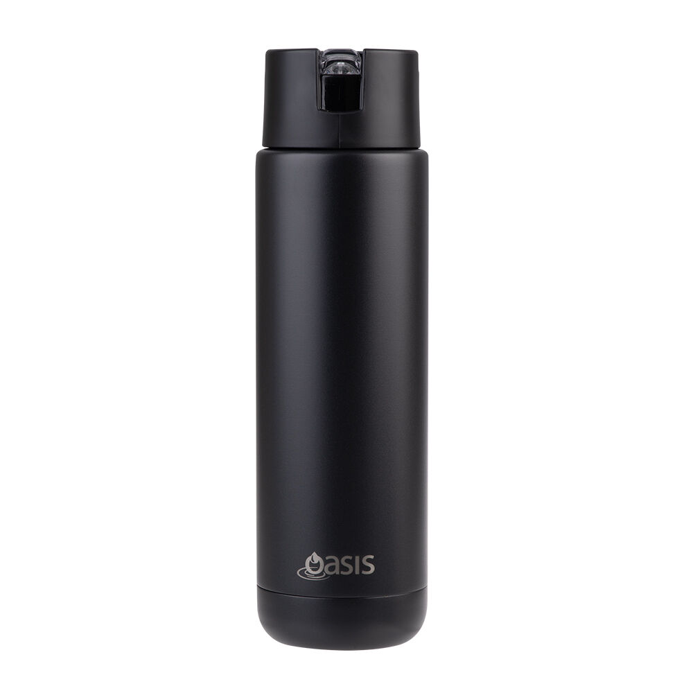 Oasis 700ml Black Ceramic Lined Stainless Steel Insulated Moda Drink Bottle — image 5
