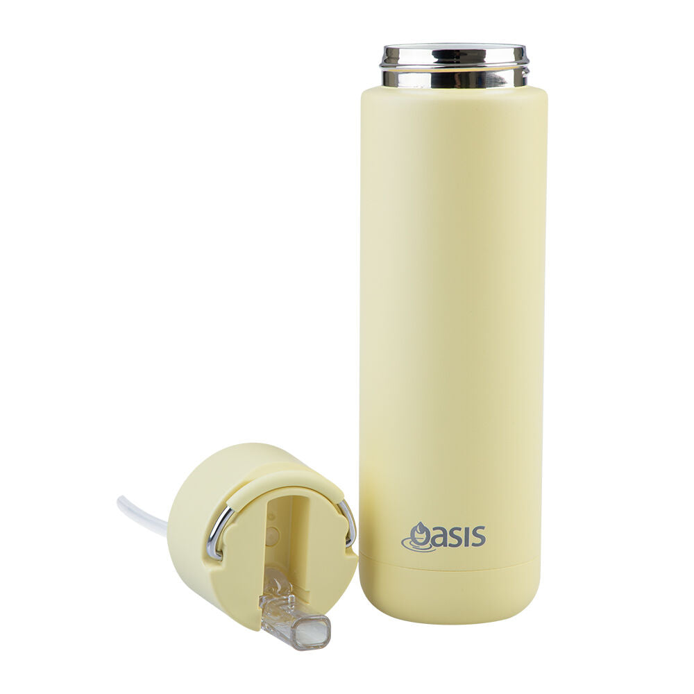 Oasis Daffodil Ceramic Lined Stainless Steel Insulated Moda Drink Bottle — 700ml