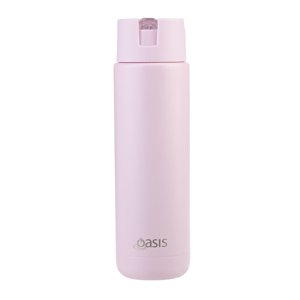 Oasis 700ml Pink Lemonade Ceramic Lined Stainless Steel Moda Drink Bottle — image 5
