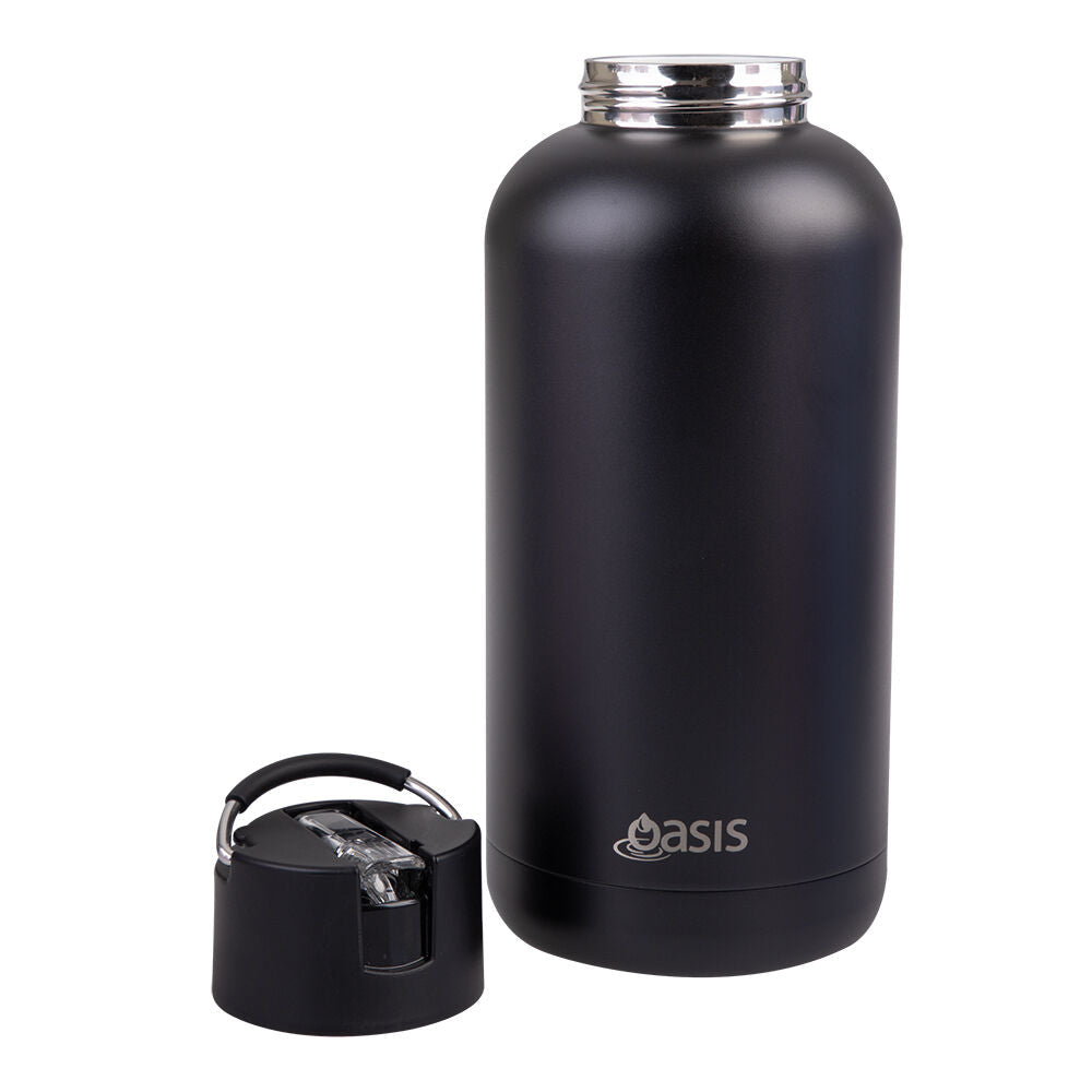 Oasis 1.5L Black Ceramic Lined Stainless Steel Insulated Moda Drink Bottle — image 2