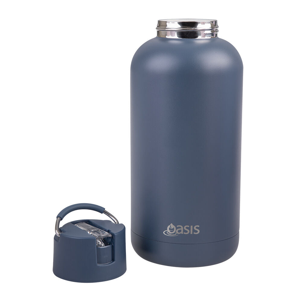 Oasis 1.5L Indigo Ceramic Lined Stainless Steel Insulated Moda Drink Bottle — image 2