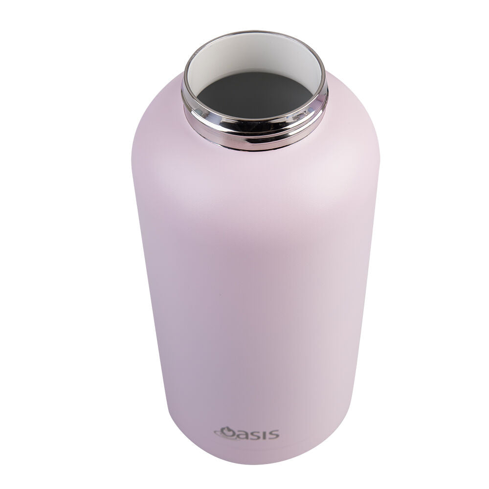 Oasis 1.5L Pink Lemonade Ceramic Stainless Steel Insulated Moda Drink Bottle