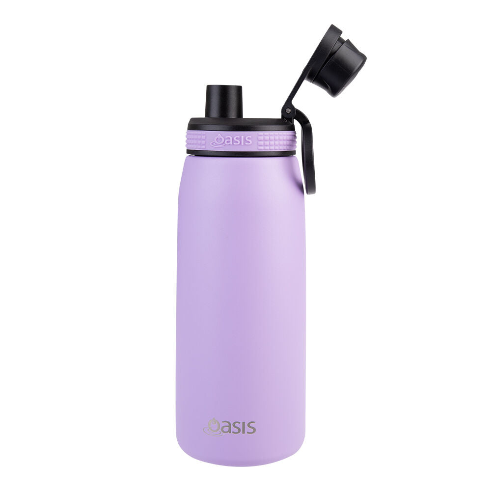 Oasis 780ml Lavender Stainless Steel Insulated Sports Bottle w/ Screw Cap — image 2