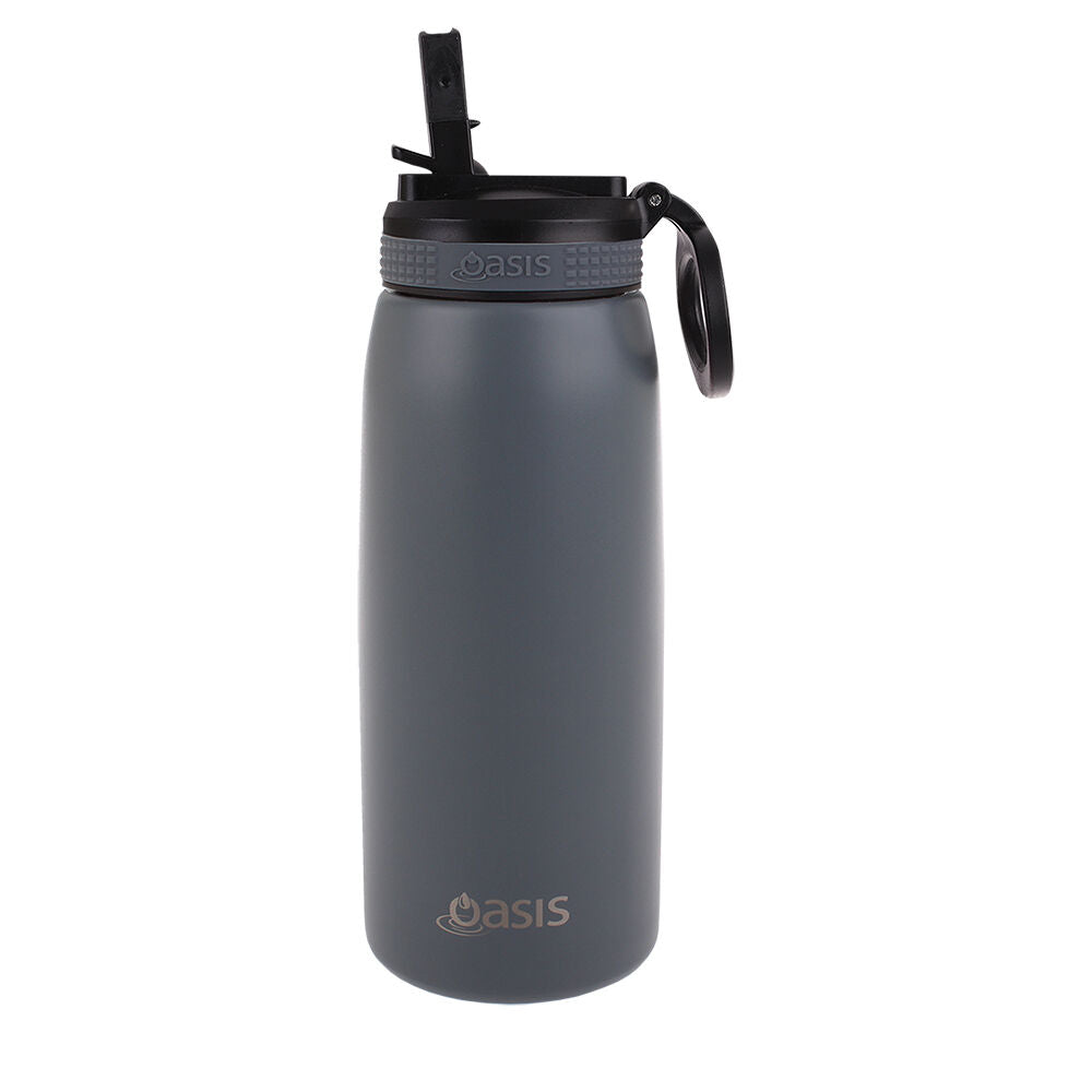 Oasis 780ml -Steel Stainless Steel Double Wall Sports Bottle w/ Sipper