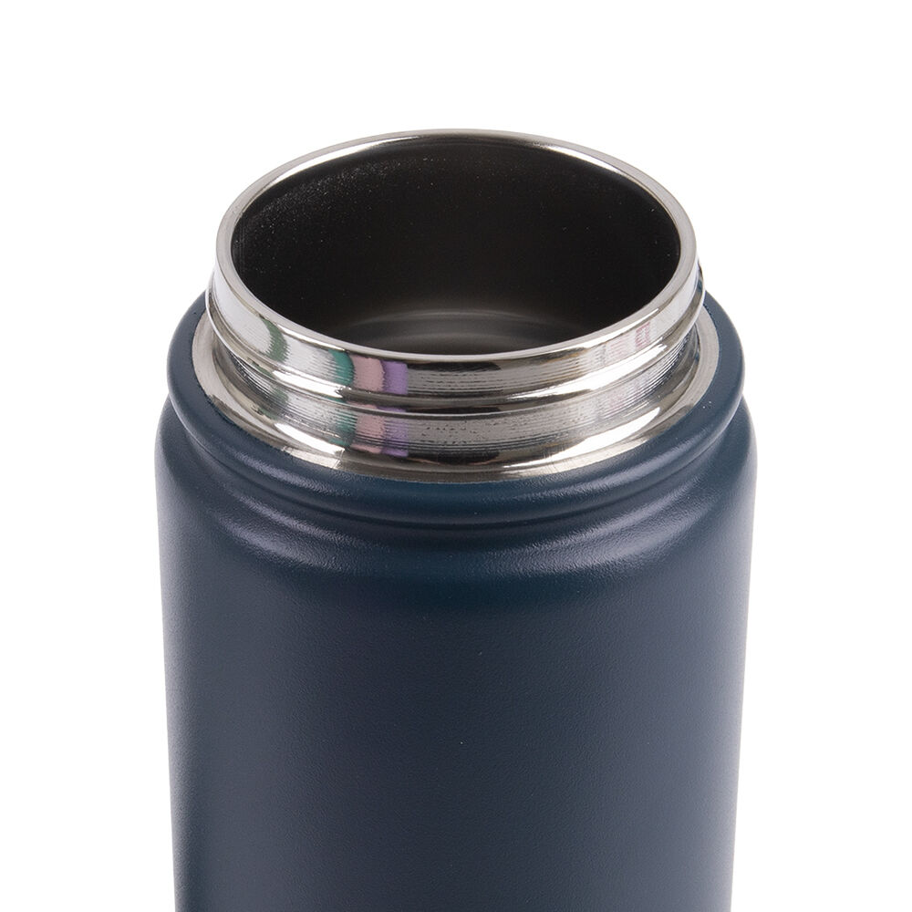 Oasis 550ml Navy Stainless Steel Insulated Challenger Sports Bottle w/Cap — image 5