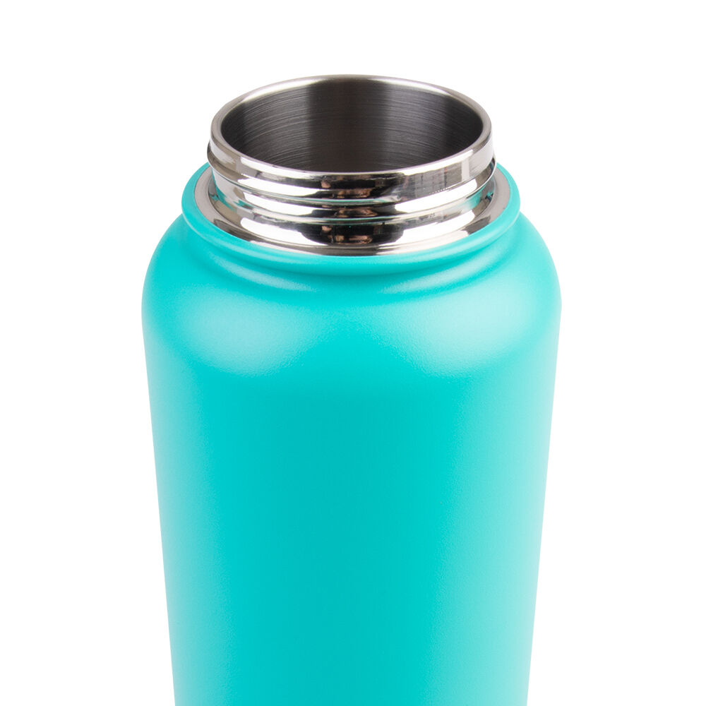 Oasis 1.1L Turquoise Stainless Steel Insulated Challenger Sports Bottle — image 5