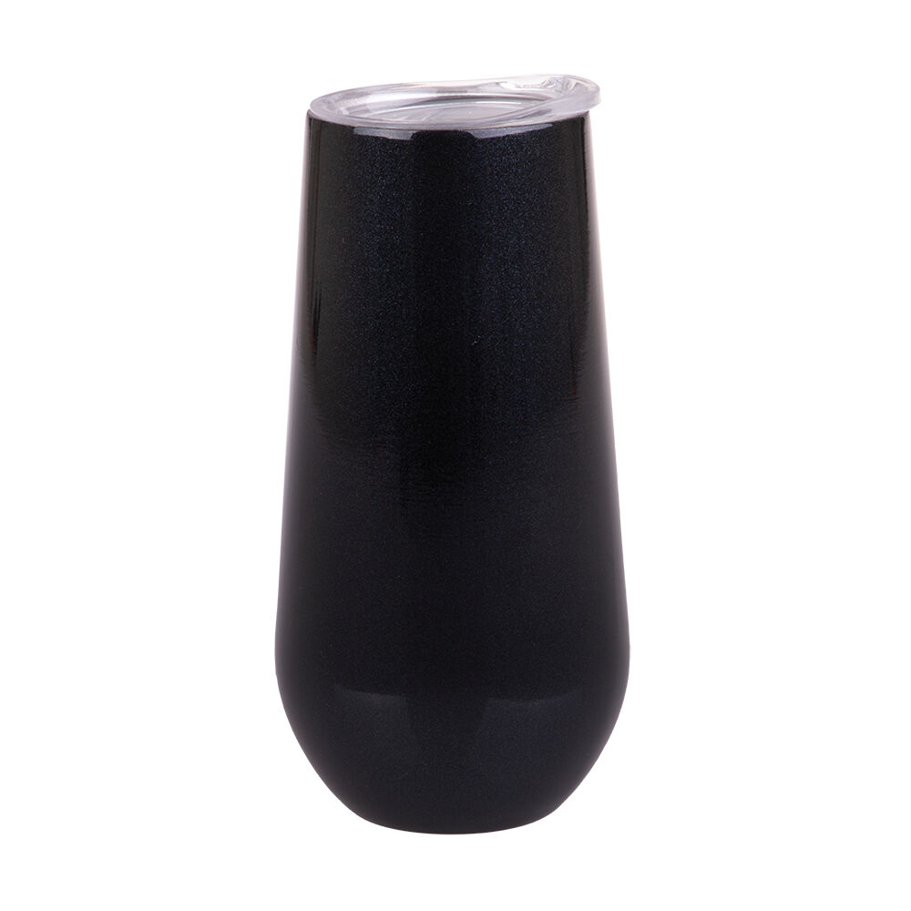 Oasis 180ml Midnight Stainless Steel Insulated Champagne Flute Double Walled