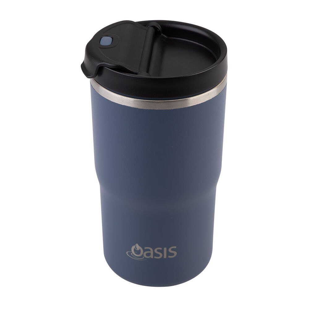 Oasis 480ml Indigo Ceramic Lined Stainless Steel Insulated Travel Mug — image 4