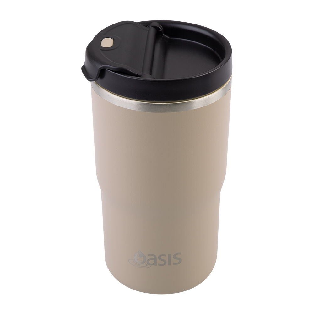 Oasis 480ml Latte Ceramic Lined Stainless Steel Insulated Travel Mug — image 4