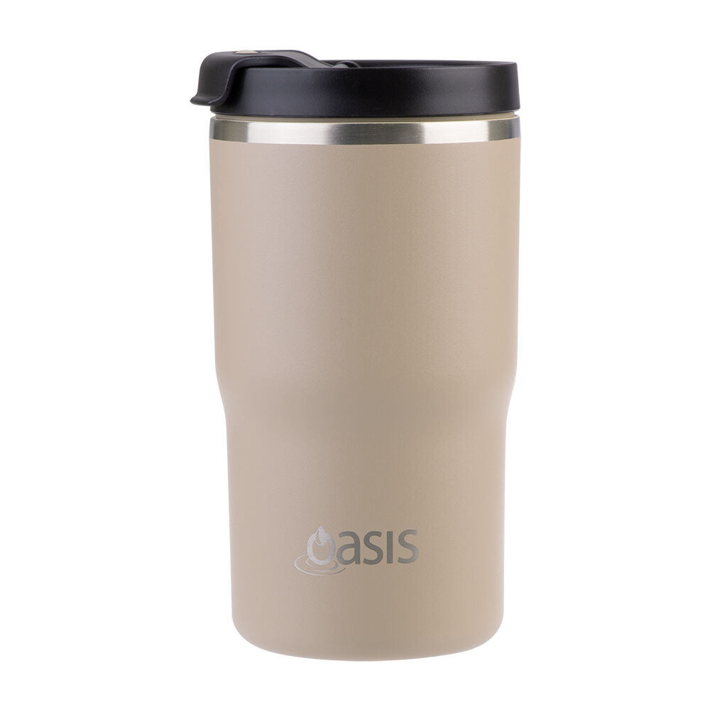 Oasis 480ml Latte Ceramic Lined Stainless Steel Insulated Travel Mug