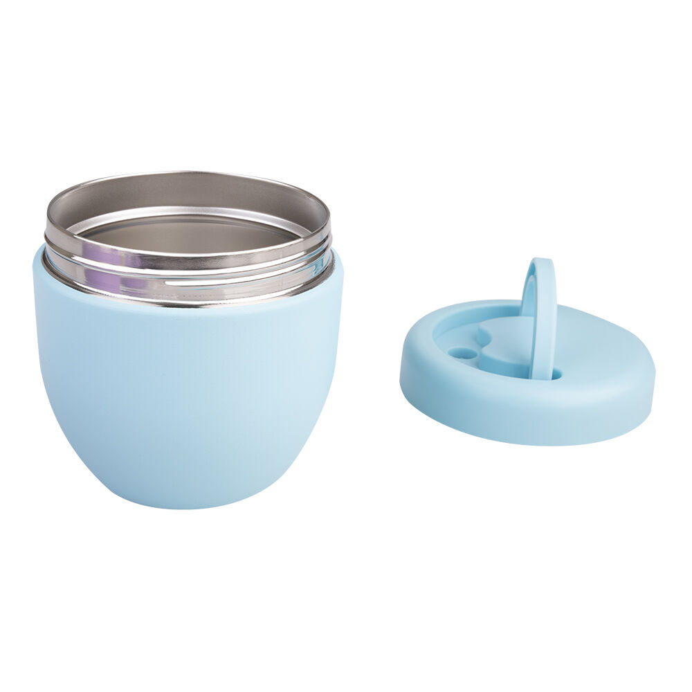 Oasis 470ml Island Blue Stainless Steel Insulated Food Pod Double Walled — image 2