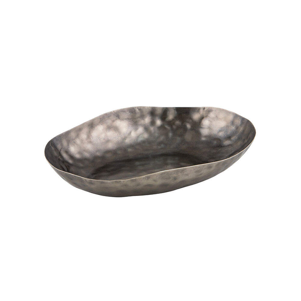 Tempa 32x24cm Ryland Iron Oval Home Decor Display Bowl Dish — Grey