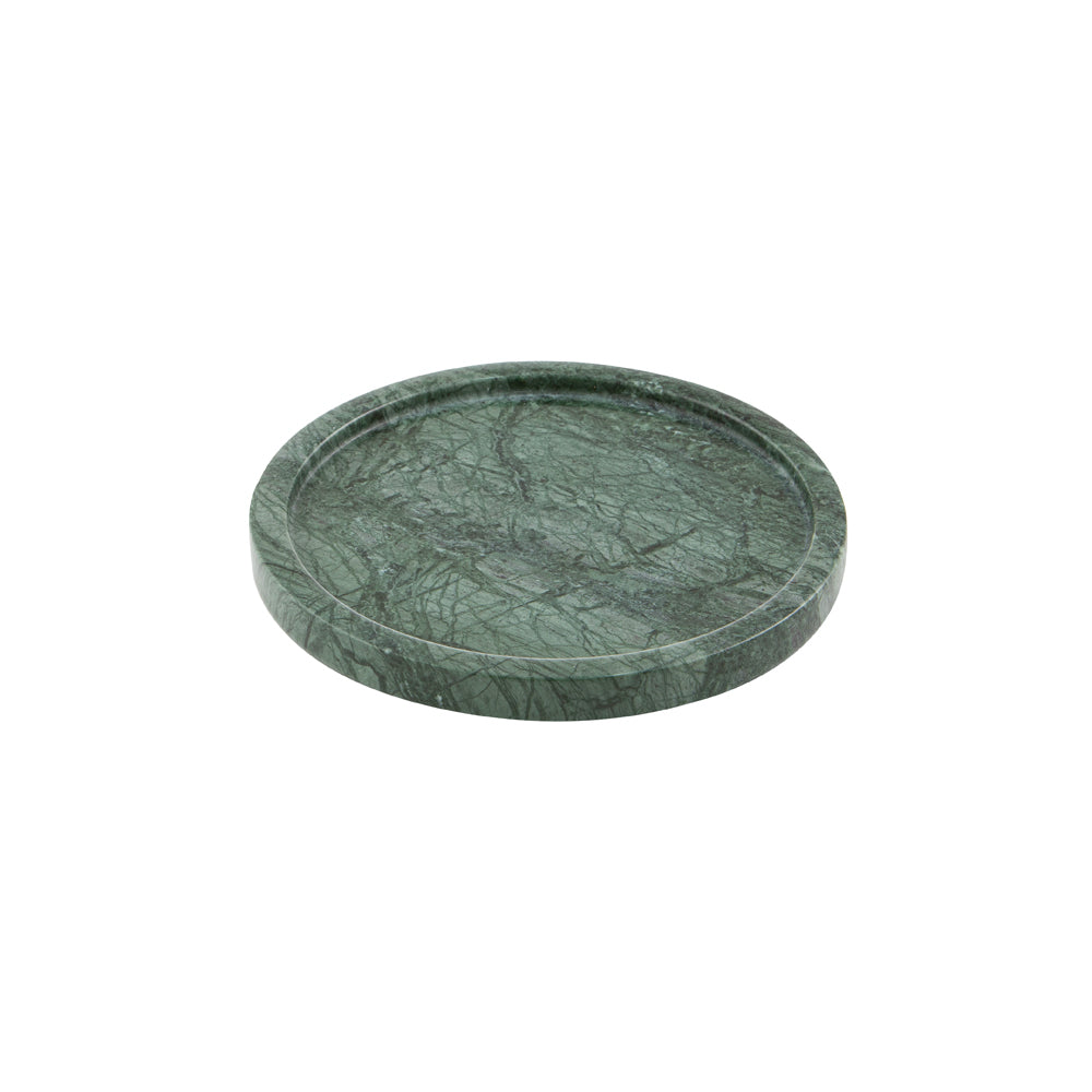 898485-tempa-kira-small-marble-round-tray-platter-home-decor-green
