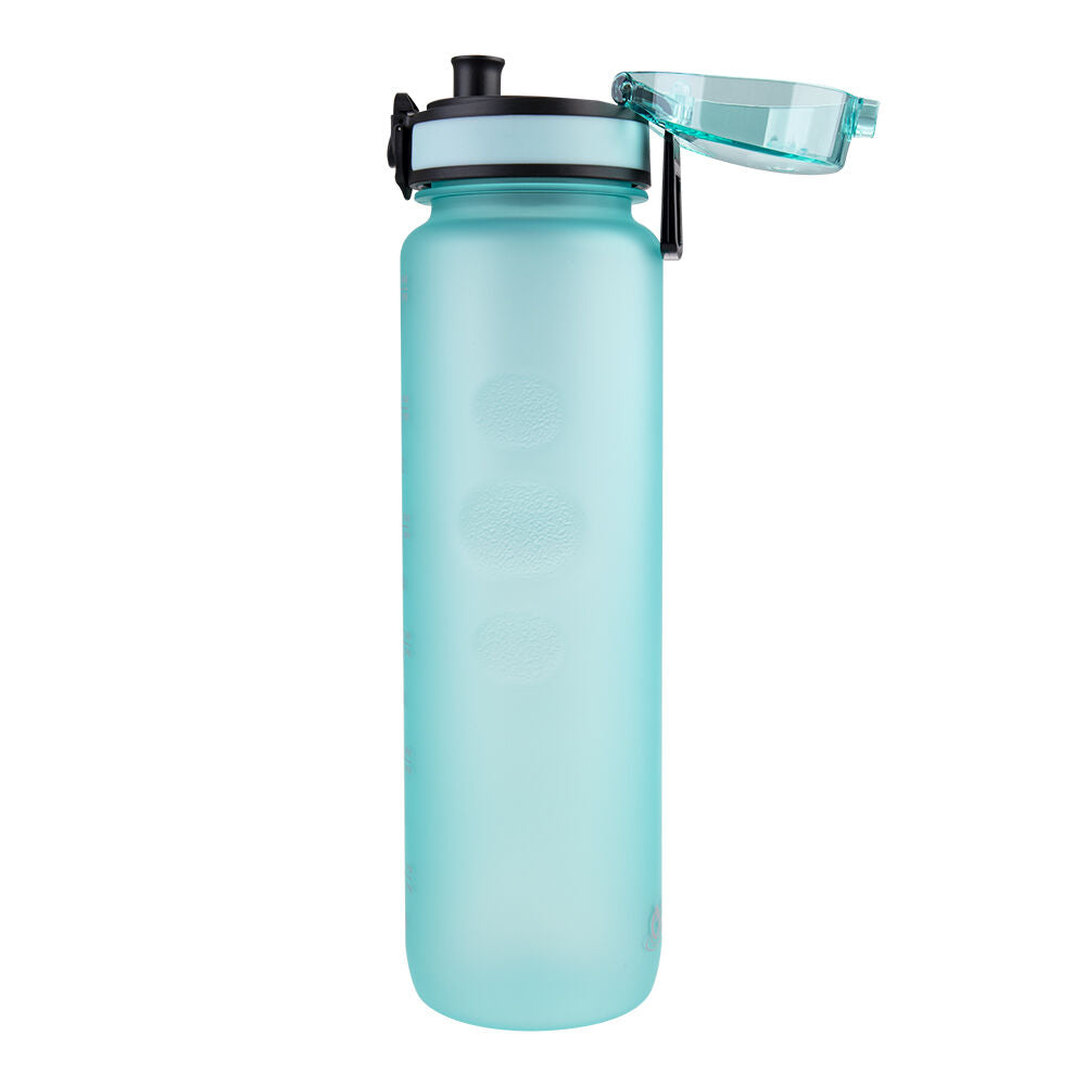 Oasis 1L Aqua Marine Tritan Motivational Ergonomic Sports Water Drinking Bottle — image 2