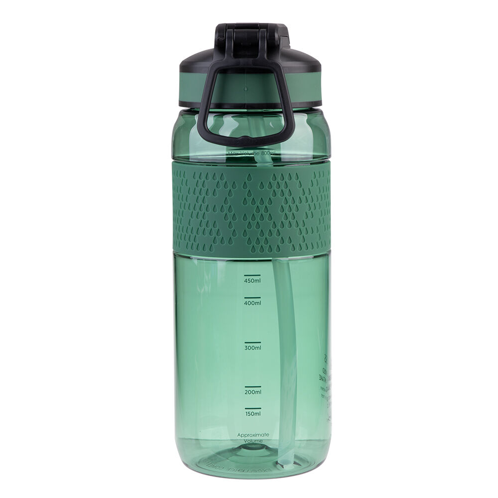 Oasis 800ml Forest Green Tritan Sports Silicone Grip Drink Bottle w/ Sipper — image 5