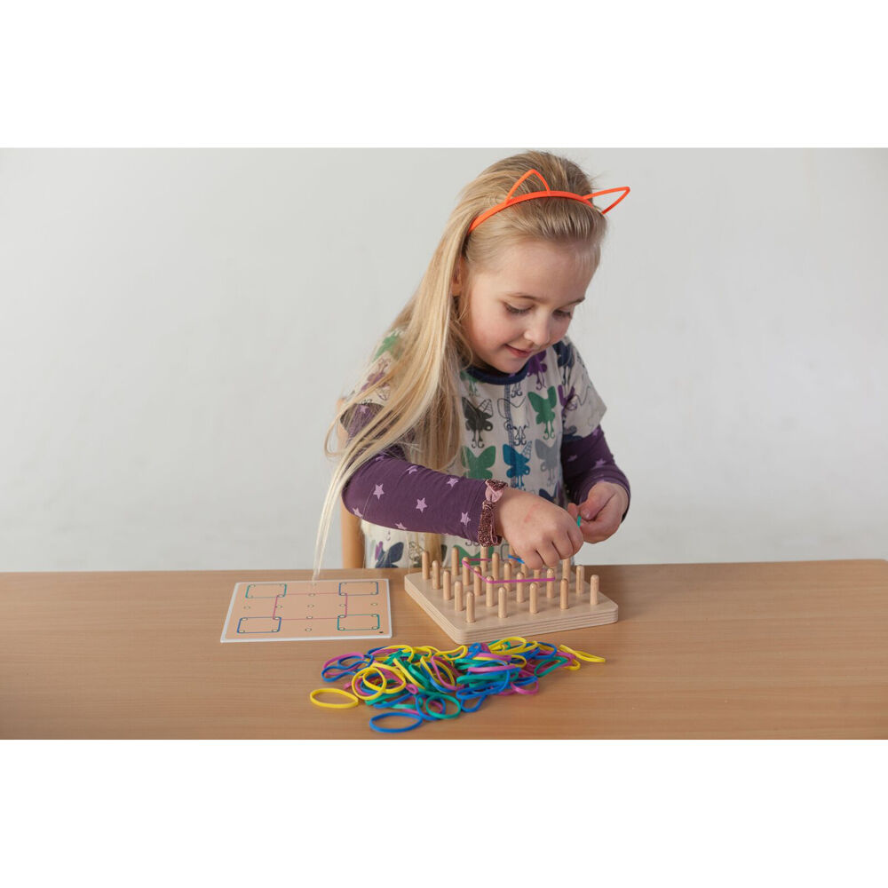 Educo 30pc Geoboard Geometry Educational Toy Exploration Children/Kids - 3y+ — image 2