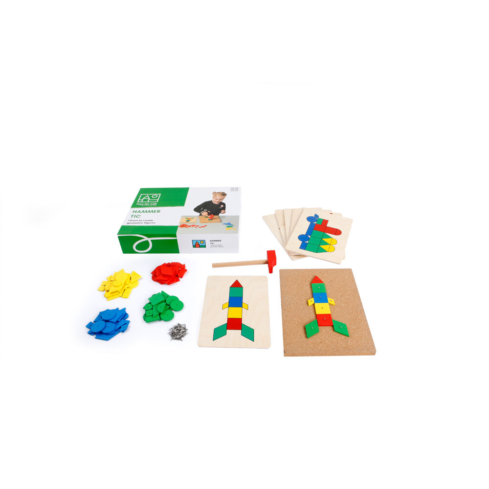 TFL Hammer Tic Mosaic Creation Art & Craft Kids/Children - 3y+ (108 Pieces)