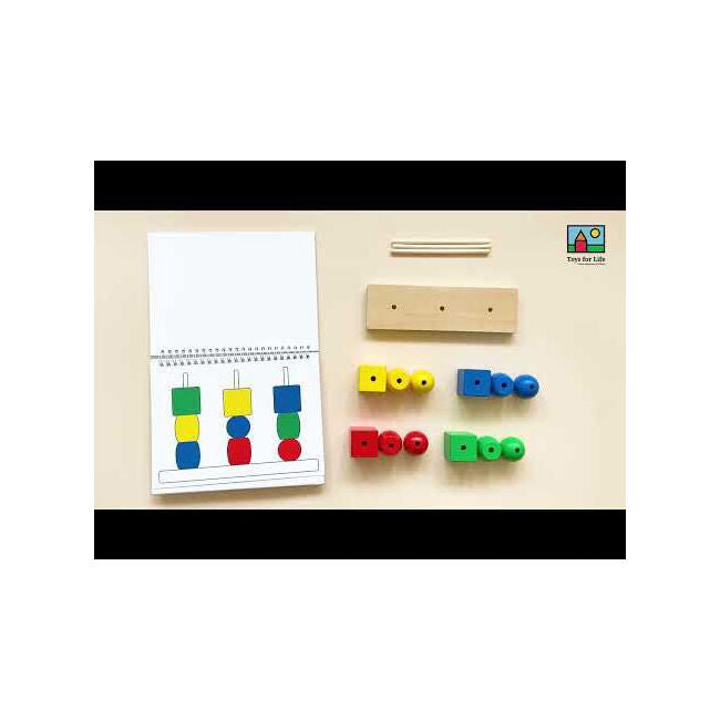 TFL Build the Tower Colour & Shape STEM Building Toy Kids/Children - 3y+ (42 Pieces) — image 2