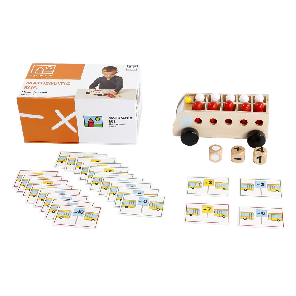 TFL Mathematic Bus Educational Game Math Learning Toy Number Skills 3 Years