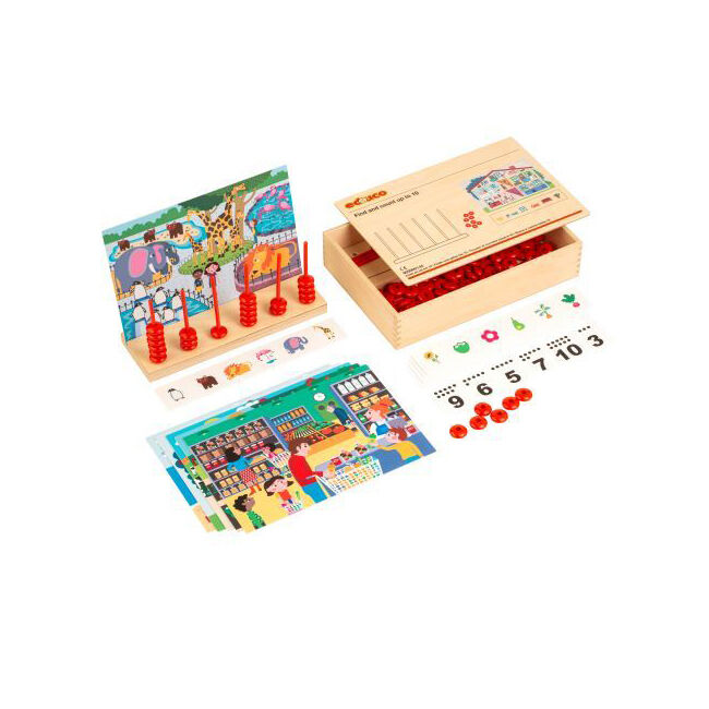 Educo Find and Count Up to 10 Educational Toy Counting Skills Children/Kids - 3+