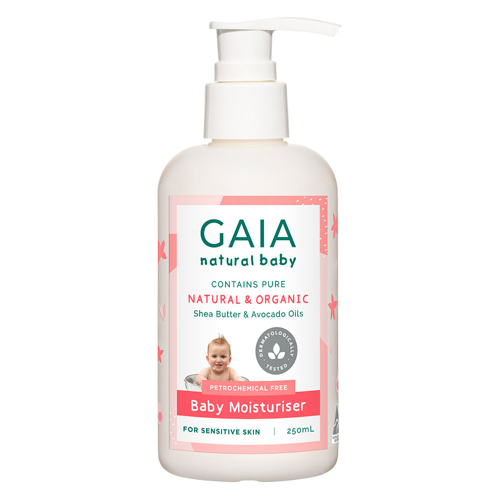 Gaia 250ml Pure/Natural/Organic Moisturiser Baby/Kids/Toddlers Vegan Friendly (2 Pack) — image 2