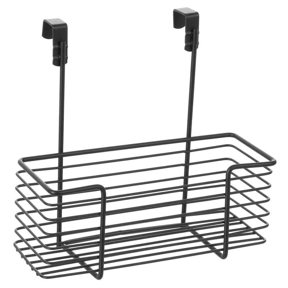 Boxsweden 24cm Wire Over Door Caddy Hanging Storage Rack Organiser Medium BLK (4 Pack) — image 2