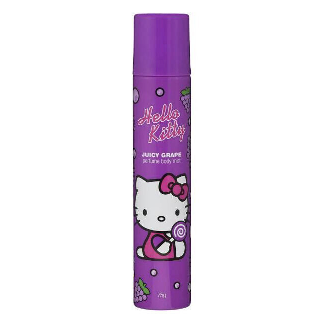 Hello Kitty Kids Body Mist Spray Juicy Grape 75g Scent Fresh Daily Fragrance