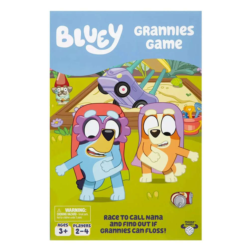 Bluey Educational Family Strategy Board Memory Game Grannies