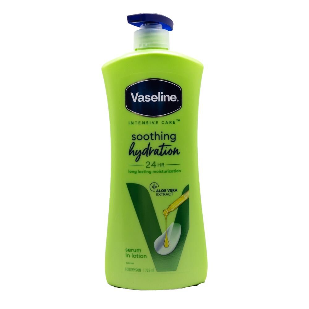 Vaseline 725mL Intensive Care Body Lotion Soothing Hydration w/Aloe Vera